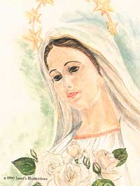 Hail Mary, Queen of Peace Portait: Queenship